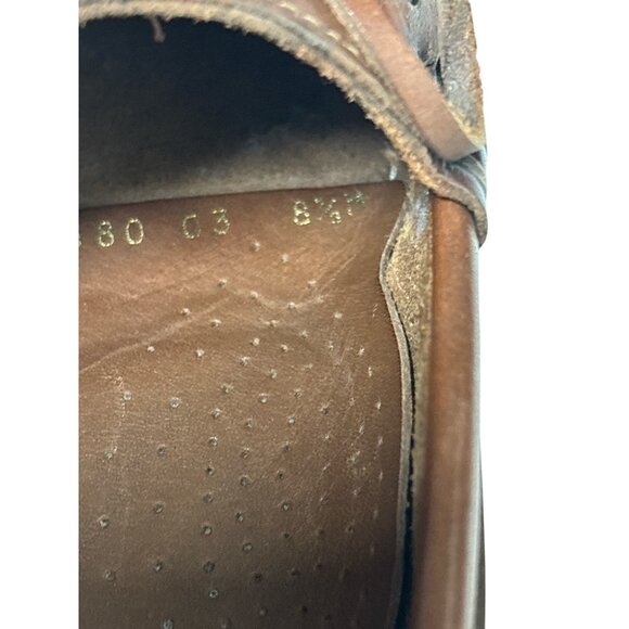 Nunn Bush Mens Brown Leather Tassel Loafers Size 8.5m - Picture 8 of 9